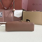 Loro Piana Extra Bag L23 Calfskin Brown - 23cmx12cmx7cm - 4