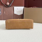 Loro Piana Extra Pocket L19 Nubuk Calfskin Gold Brown - 19x11x6.5cm - 5