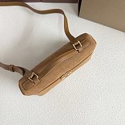 Loro Piana Extra Pocket L19 Nubuk Calfskin Gold Brown - 19x11x6.5cm - 6