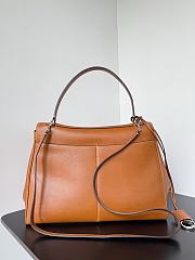 Balenciaga Rodeo Handbag Large in Tan Cowboy Vegetal Lambskin Aged Silver Hardware - 40x30x13cm - 2