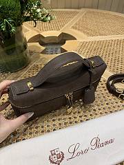 Loro Piana Extra Pocket L23 Nubuk Calfskin Chocolate - 23x12x7cm - 6