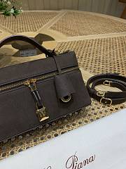 Loro Piana Extra Pocket L23 Nubuk Calfskin Chocolate - 23x12x7cm - 3