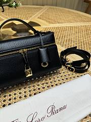 Loro Piana Extra Pocket L23 Calfskin Black - 23x12x7cm - 2