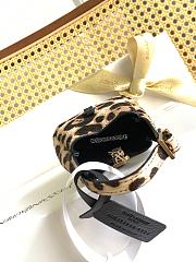 YSL Le 5 À 7 Supple Micro Bag in Pony Hair Leather Brown and Black - 9x8x5cm - 2