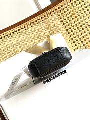 YSL Le 5 À 7 Supple Micro Bag in Leather Black - 9x8x5cm - 3