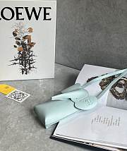 Loewe Elephant Pocket in Classic Calfskin Blue - 18x8x4cm - 4
