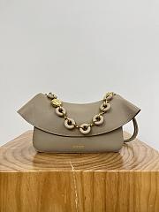 Loewe Medium Ola Bag in Smooth Calfskin Sand - 26x18x13cm - 1