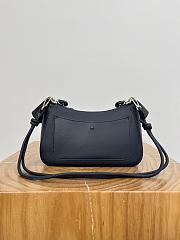 Loewe Medium Ola Bag in Smooth Calfskin Blue - 26x18x13cm - 4