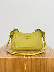 Loewe Medium Ola Bag in Smooth Calfskin Yellow - 26x18x13cm - 6