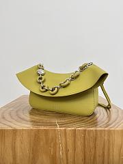 Loewe Medium Ola Bag in Smooth Calfskin Yellow - 26x18x13cm - 2