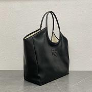 Miumiu Ivy Leather Bag Black 5BG286 - 37x36x18cm - 6