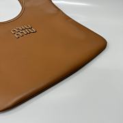 Miumiu Ivy Leather Bag Cognac - 40x35cm - 6