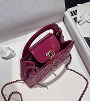 Chanel 23 Pink Kelly Bag - 13x19x7cm - 3
