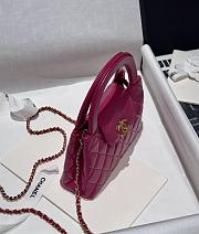 Chanel 23 Pink Kelly Bag - 13x19x7cm - 4