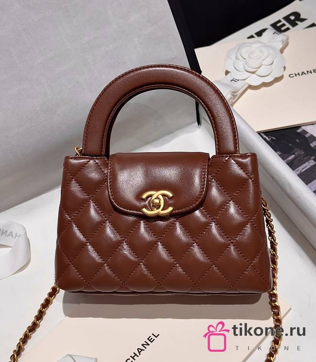 Chanel 23 Brown Kelly Bag - 13x19x7cm - 1