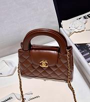 Chanel 23 Brown Kelly Bag - 13x19x7cm - 4