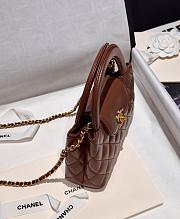 Chanel 23 Brown Kelly Bag - 13x19x7cm - 2