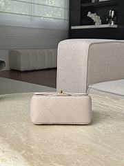 Chanel Classic Flap Light Beige Gold Hardware - 13.5x17x8cm - 6