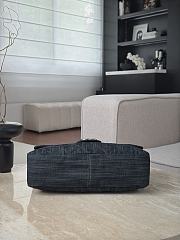 Chanel Vintage Denim Quilted Black  - 2