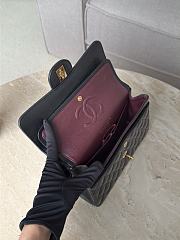 Chanel Classic Black Caviar Gold Hardware Bag - 12x20x6cm - 6