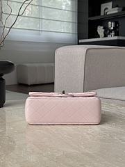 Chanel Classic Light Pink Caviar Silver Hardware Bag - 12x20x6cm - 5