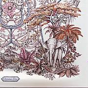 Dior 90 Étoile de Voyage Square Scarf Pink Silk Twill - 90x90cm - 6