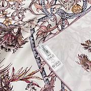 Dior 90 Étoile de Voyage Square Scarf Pink Silk Twill - 90x90cm - 3