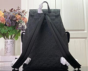 LV Backpack Christopher MM Monogram Taurillon Leather LG G90 Black M55699 - 38x44x12.5cm - 5