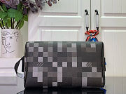 LV Dopp Kit Damoflage Coated Canvas Black M15109 - 38x44x12.5cm - 3