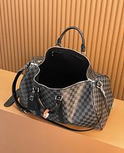 LV Keepall Bandoulière 55 Damier Graphite Canvas N41413 - ‭55x31x26‬cm - 3