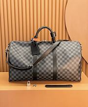 LV Keepall Bandoulière 55 Damier Graphite Canvas N41413 - ‭55x31x26‬cm - 6