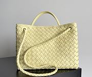 Bottega Veneta Medium Andiamo Intrecciato Light Yellow - 32x25x11cm - 5