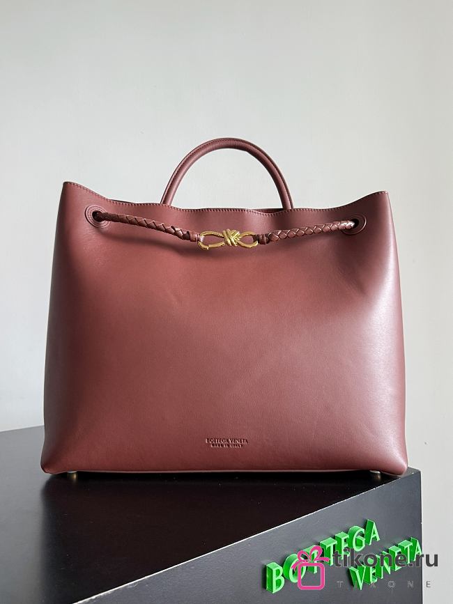 Bottega Veneta Large Andiamo Sapele/Redstone - 42x35x18cm  - 1