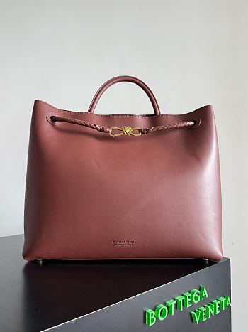 Bottega Veneta Large Andiamo Sapele/Redstone - 42x35x18cm 