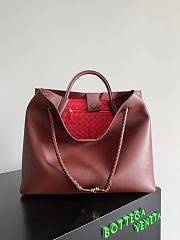 Bottega Veneta Large Andiamo Sapele/Redstone - 42x35x18cm  - 4