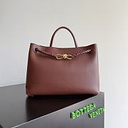 Bottega Veneta Medium Andiamo Sapele/Redstone - 32x24x12cm - 4
