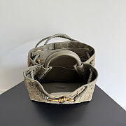 Bottega Veneta Small Andiamo Intrecciato Suede Cypress - 25x20x10cm - 2