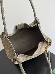 Bottega Veneta Large Parachute Suede Cypress Bag - 30x26x20cm - 5