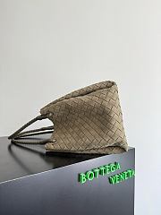 Bottega Veneta Large Parachute Suede Cypress Bag - 30x26x20cm - 2