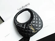 YSL Icarino in Quilted Nappa Black - 17x13x3cm - 6