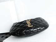 YSL Icarino in Quilted Nappa Black - 17x13x3cm - 3