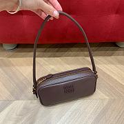 Miumiu Leather Pouch Briarwood 5NE024 - 20x10x4.5cm - 1