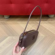 Miumiu Leather Pouch Briarwood 5NE024 - 20x10x4.5cm - 6