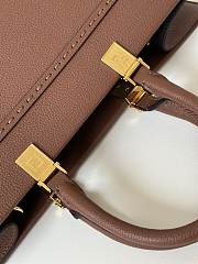 Fendi Sunshine Medium Brown Leather Shopper - 35x31x17cm - 3