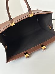 Fendi Sunshine Medium Brown Leather Shopper - 35x31x17cm - 2