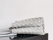 Bottega Veneta Small Andiamo Intrecciato Gray - 25x20x10cm - 6