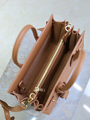 YSL Baby Sac De Jour In Grained Leather Brown - 26x20x13cm - 3