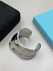 Tiffany&Co Elsa Peretti Meidum Bone Cuff in Sterling Silver - 5