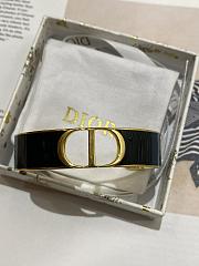 Dior 30 Montaigne Wide Bangle in Black - 6