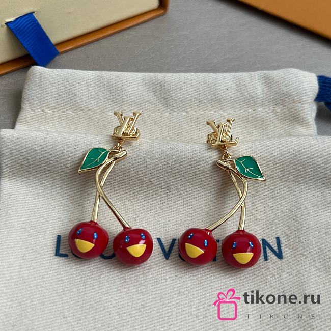 LVxTM Cerise Earrings M02808  - 1